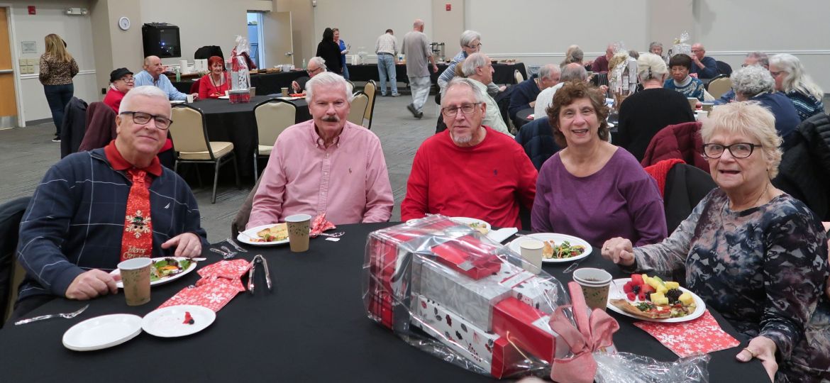 Attendees of the 2023 JFS Village Holiday Social